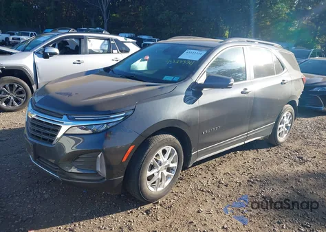 2022 Chevrolet Equinox Awd Lt из США, поврежденный, VIN 3GNAXUEV2NS210912